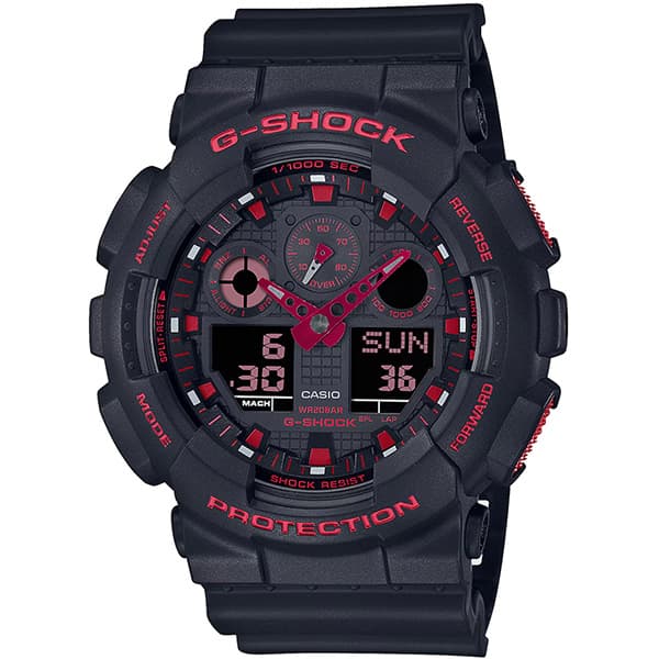 ساعت مچی مردانه کاسیو جی شاک مدل GA-100BNR-1ADR — تصویر ۳