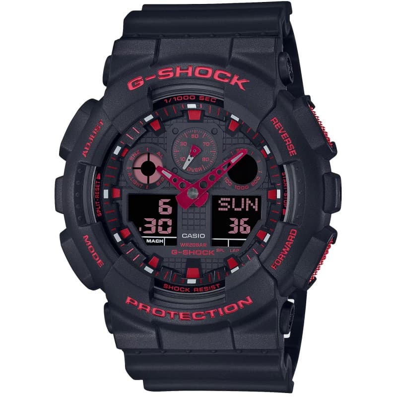 ساعت مچی مردانه کاسیو جی شاک مدل GA-100BNR-1ADR