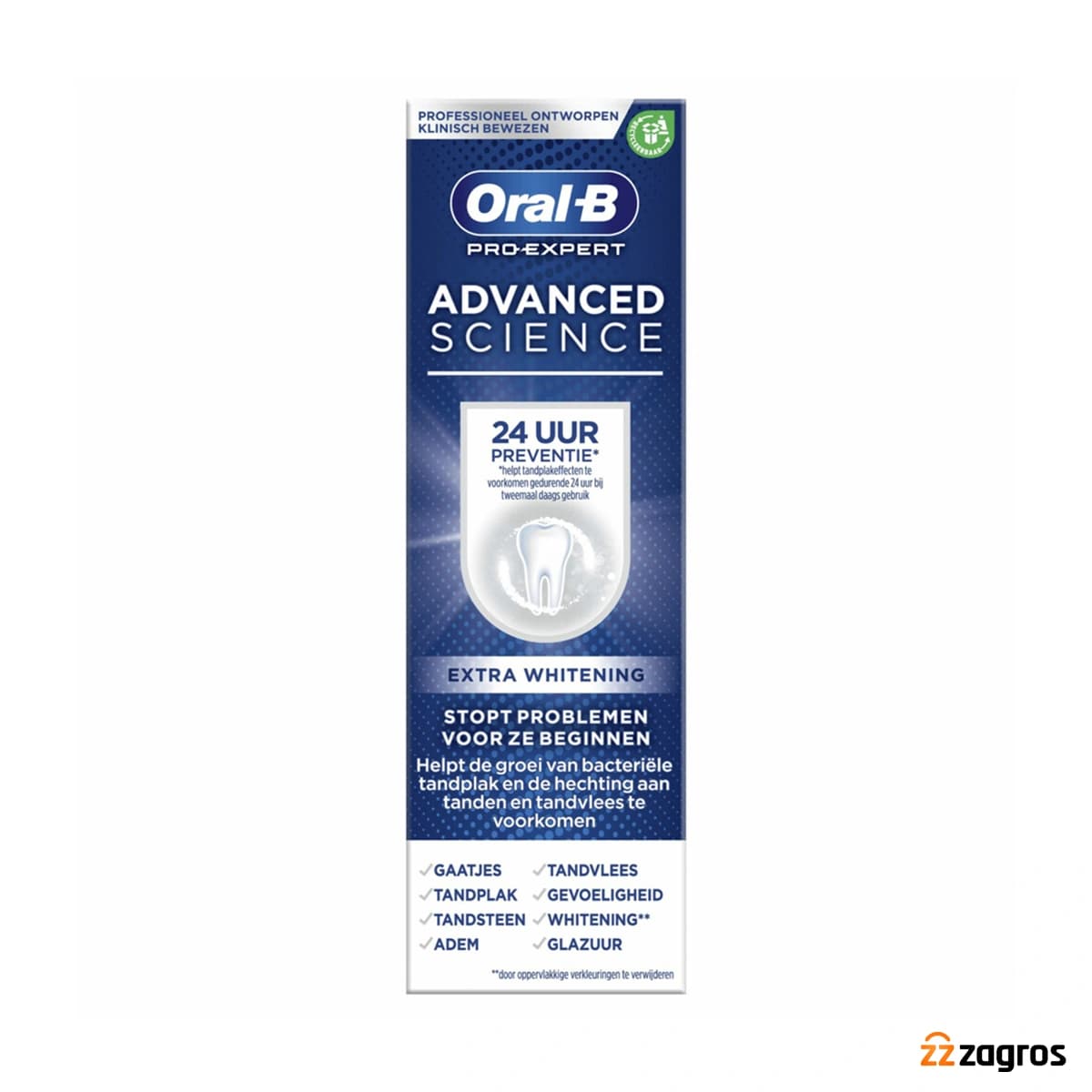 خمير دندان سفيد كننده اورال بی پرو اکسپرت مدل Advanced Science حجم 75 ميل — تصویر ۲