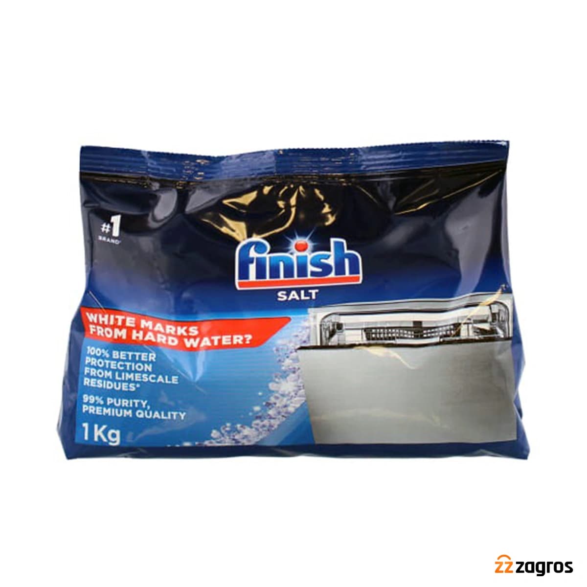 نمک ماشین ظرفشویی فینیش مدل salt بسته 1 کیلویی