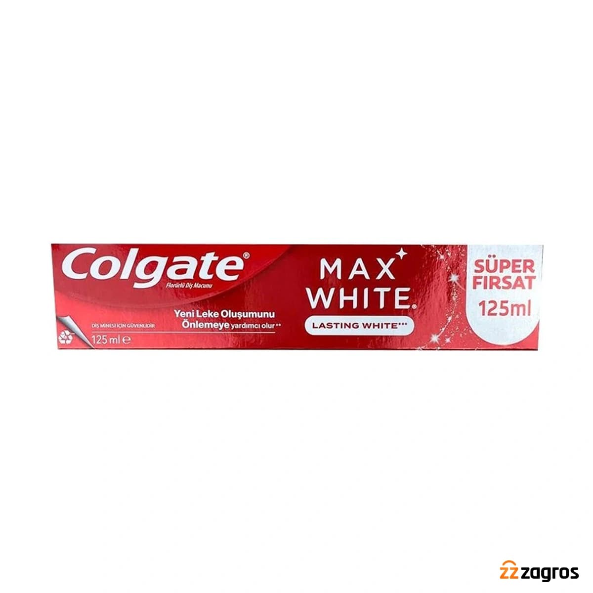 خمير دندان سفيد كننده كلگيت مدل max white حجم 125 ميل — تصویر ۴