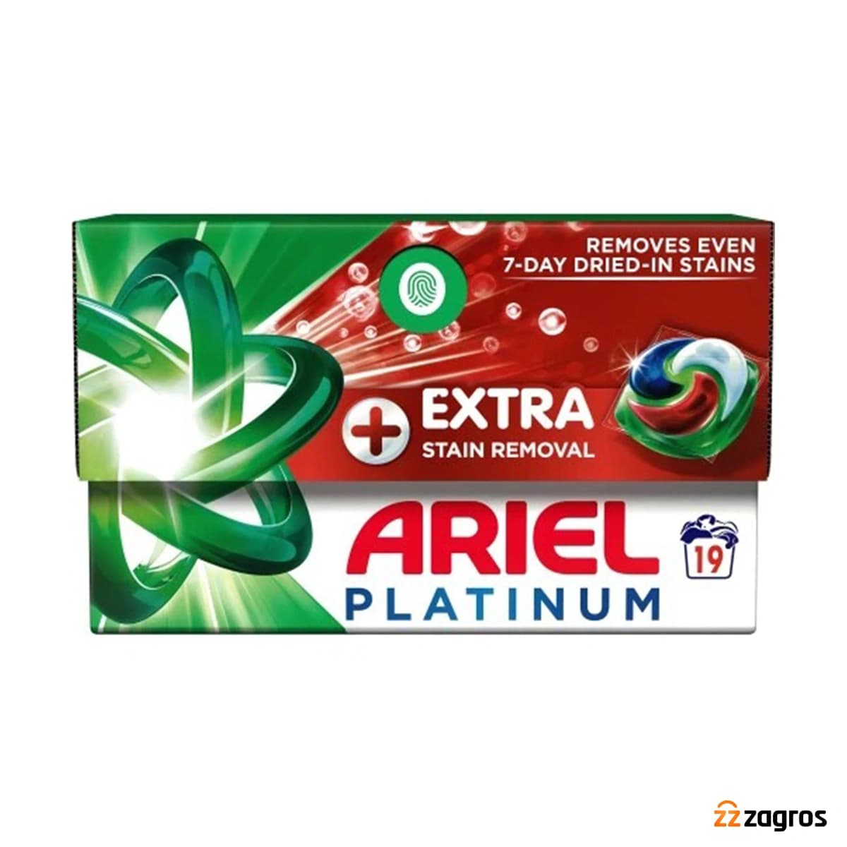 قرص ماشین لباسشویی لکهبر آریل مدل Extra بسته 19 عددی — تصویر ۶