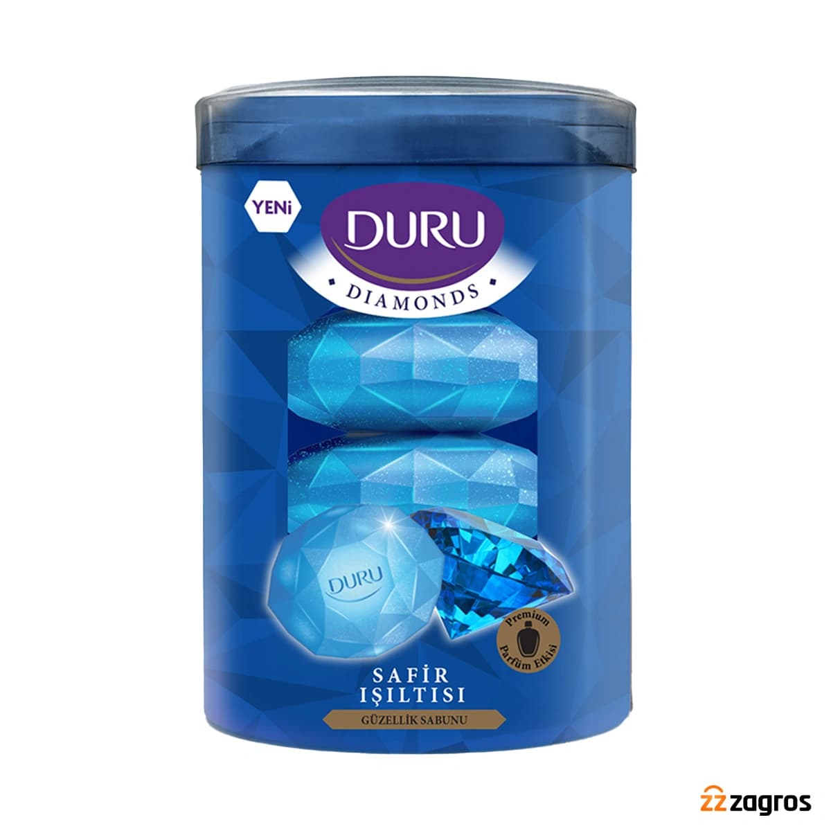 صابون دورو سری دایموندز مدل Safir Işıltısı بسته 4 عددی — تصویر ۵