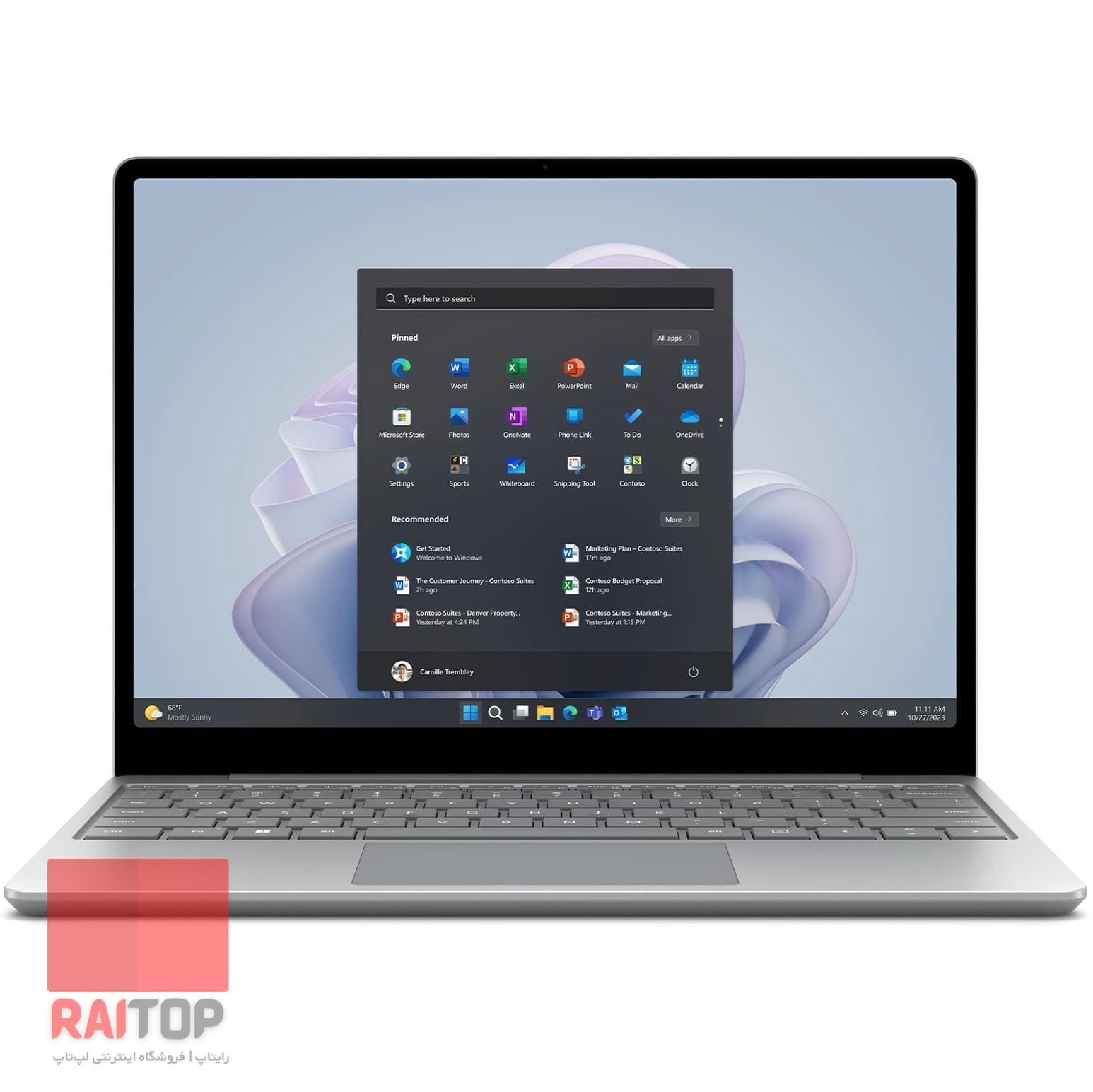 لپ تاپ 12 اینچی Microsoft مدل Surface Laptop Go 3