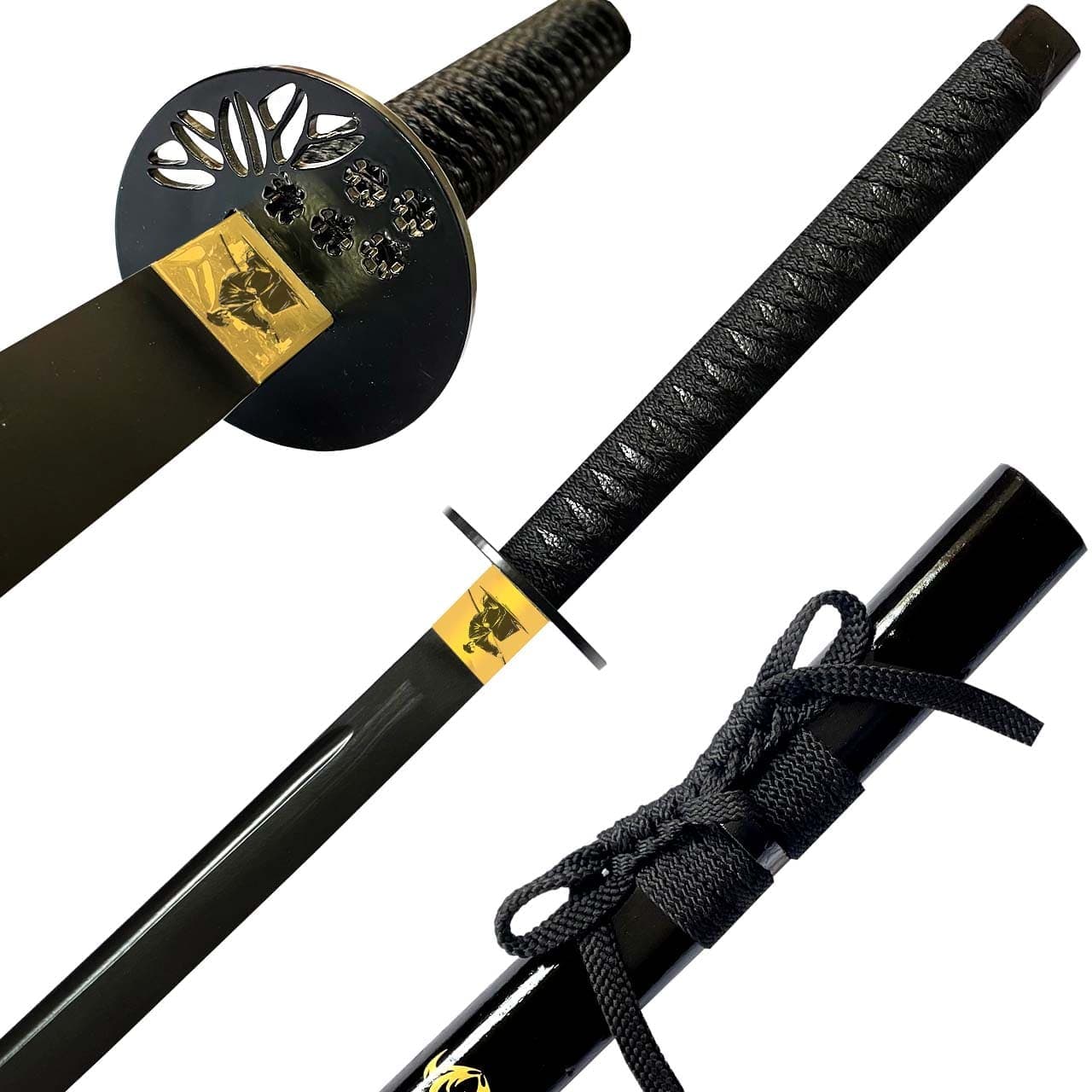 شمشیر سامورایی الوچاقو مدل Black katana — تصویر ۸