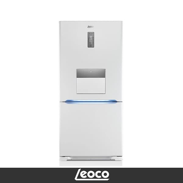 یخچال فریزر لئوکو مدل Combi 85 Internal هوم بار سفید چرمی