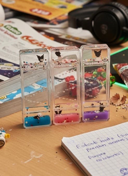 ساعت ژله ای پله ای کرومی و دوستان