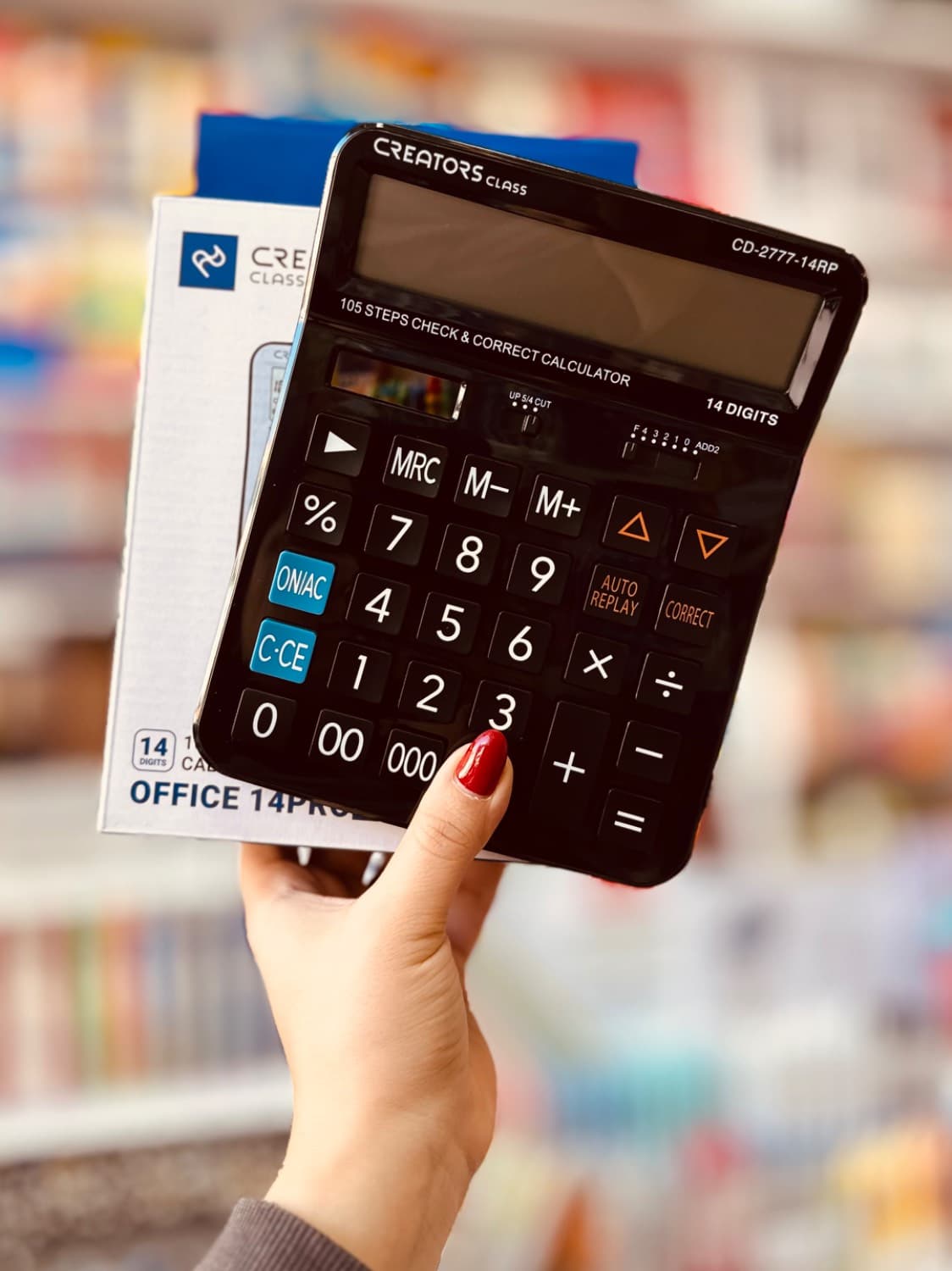 ماشین حساب 14رقم سی کلاس کد CD-2777 — تصویر ۷