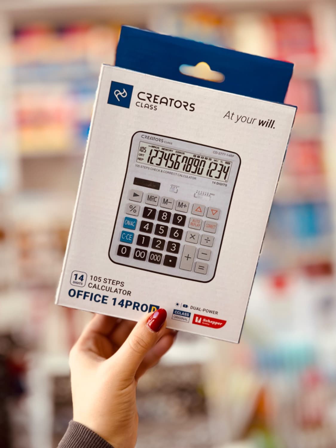ماشین حساب 14رقم سی کلاس کد CD-2777 — تصویر ۶