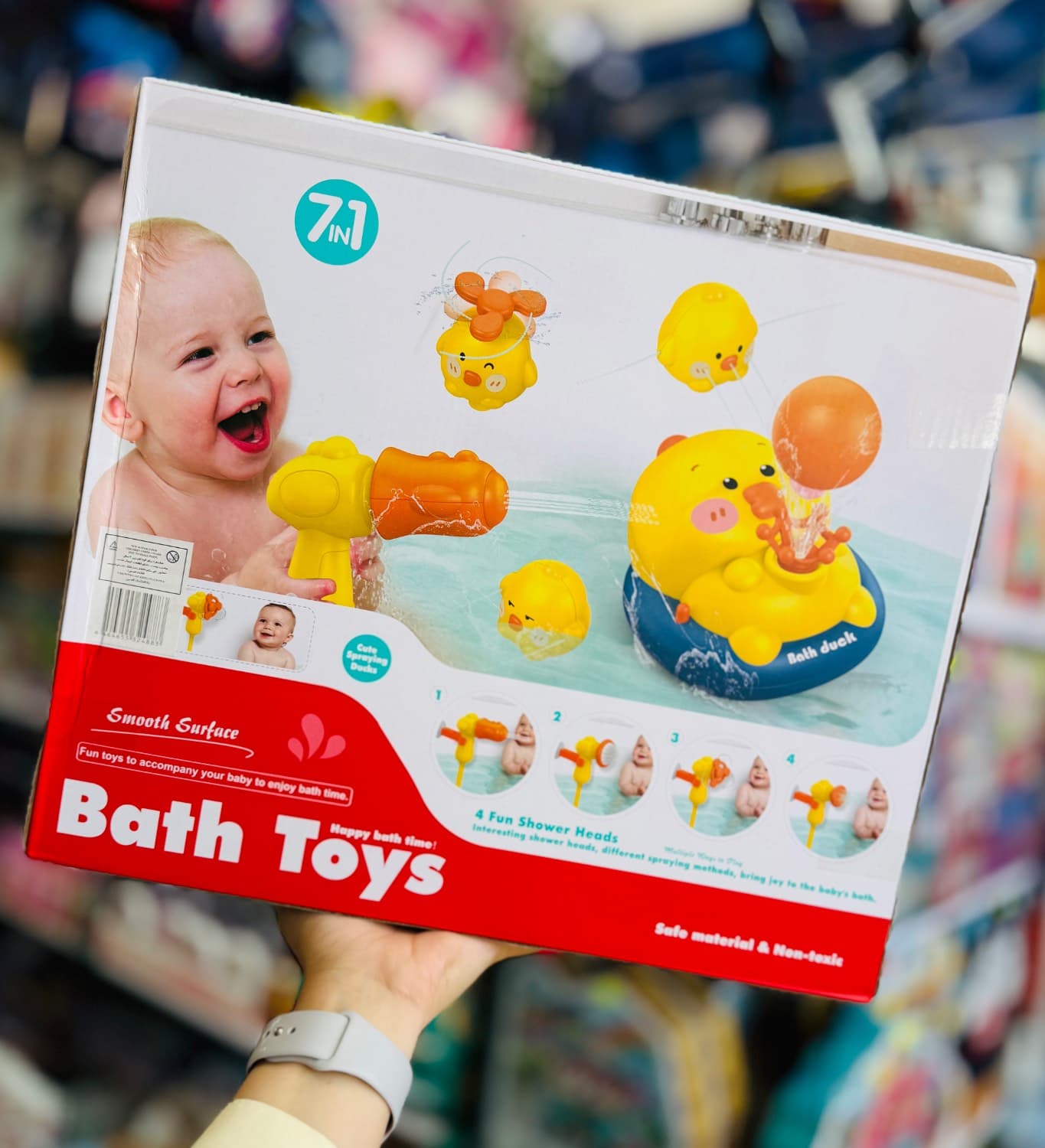 ست اسباب بازی حمام طرح اردک برند BATH TOYS — تصویر ۶