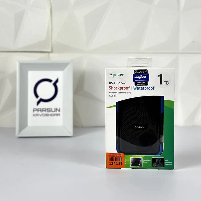 هارد اکسترنال 2 ترابایت اپیسر مدل Apacer AC631 با گارانتی 48 ماهه شرکتی — تصویر ۵