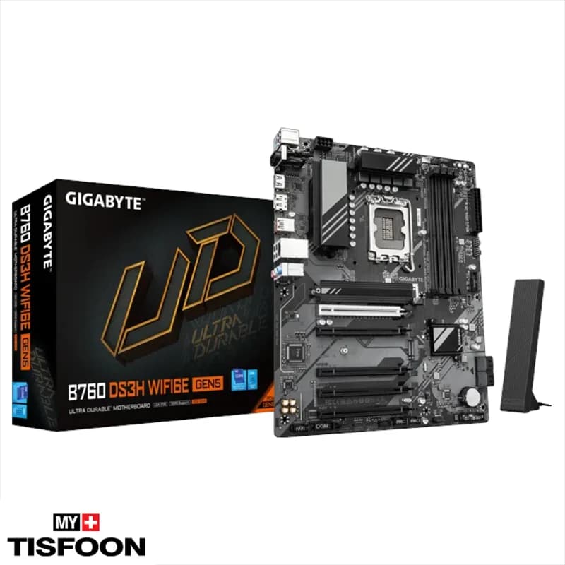 مادربرد گیگابایت B760 DS3H WIFI6E GEN5 DDR5