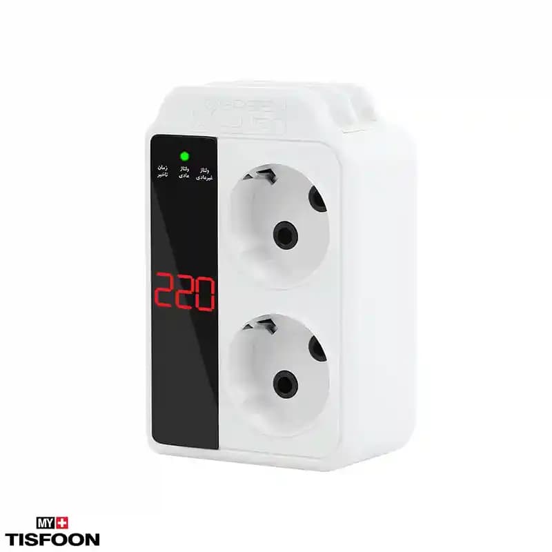 محافظ ولتاژ دیواری گرین لاین مدل GREEN Line GLP102D — تصویر ۵