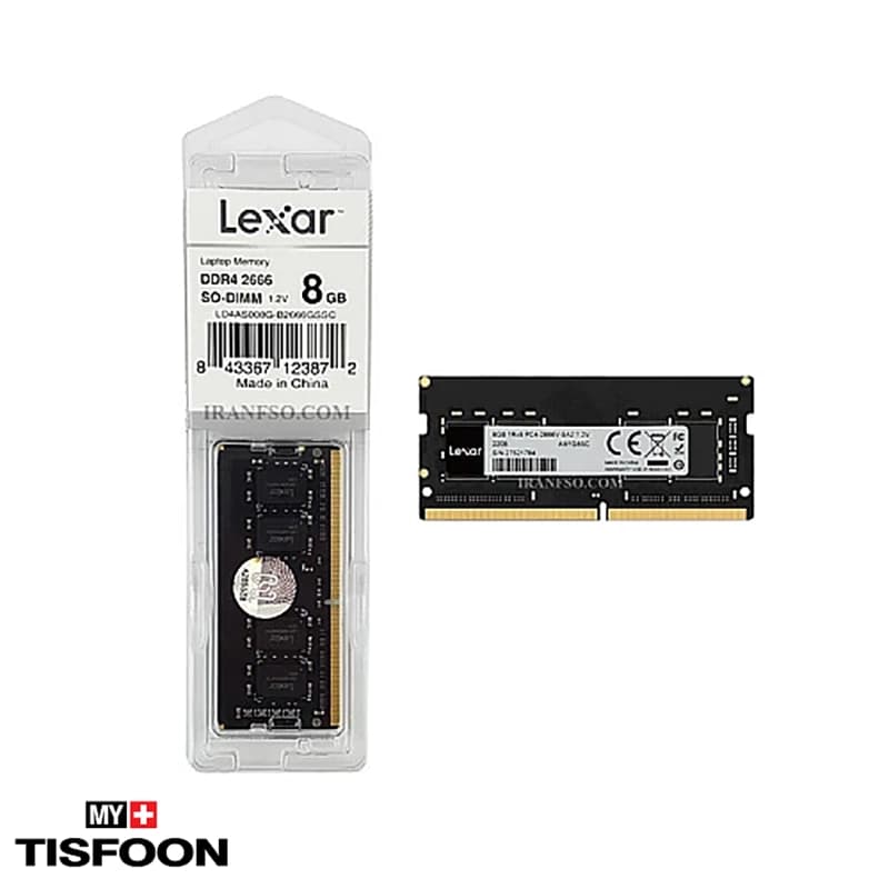 رم کامپیوتر لکسار DDR4 تک کاناله ۲۶۶۶ مگاهرتز CL19 مدل LD4U08G26C19ST-HGN ظرفیت ۸ گیگابایت — تصویر ۱۲