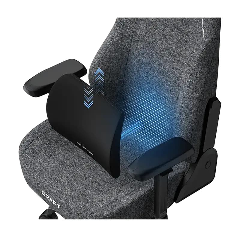 صندلی گیمینگ DXRACER مدل CRAFT 2025 XL FABRIK GRAY — تصویر ۹