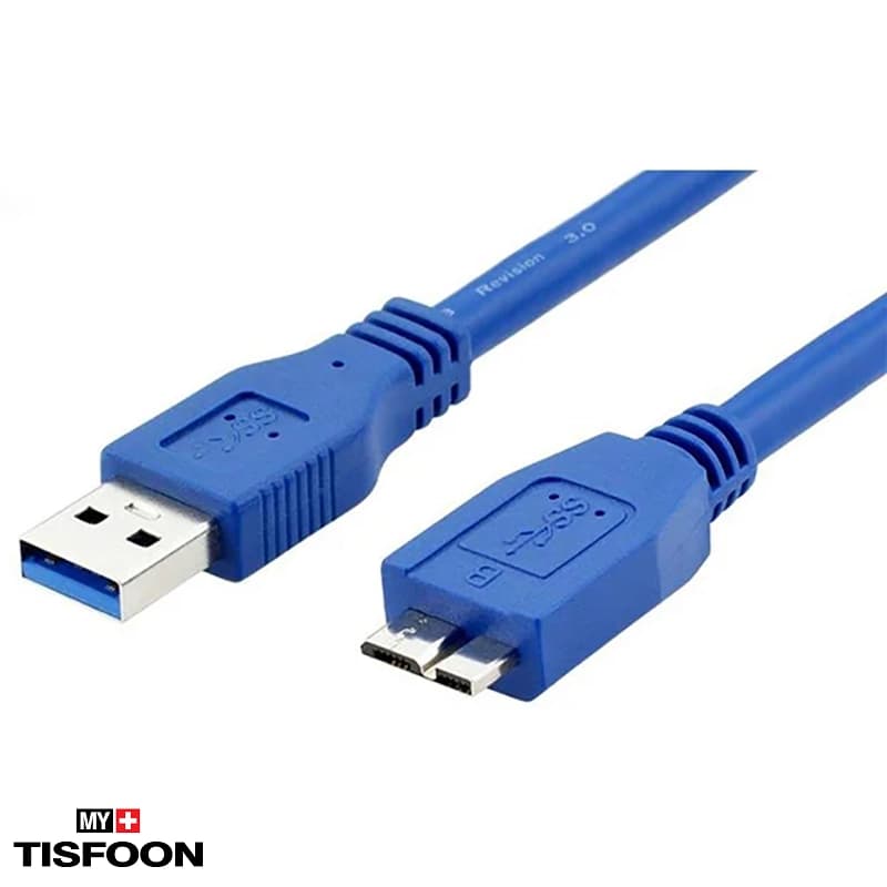 کابل هارد اکسترنال USB3 کی نت طول ۰٫۶ متر مدل K-CUAMHDD06