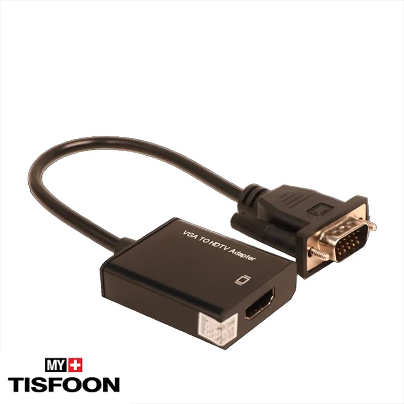 مبدل تصویر VGA به HDMI وی نت مدل V-COVGA2HD همراه کابل صدا — تصویر ۲
