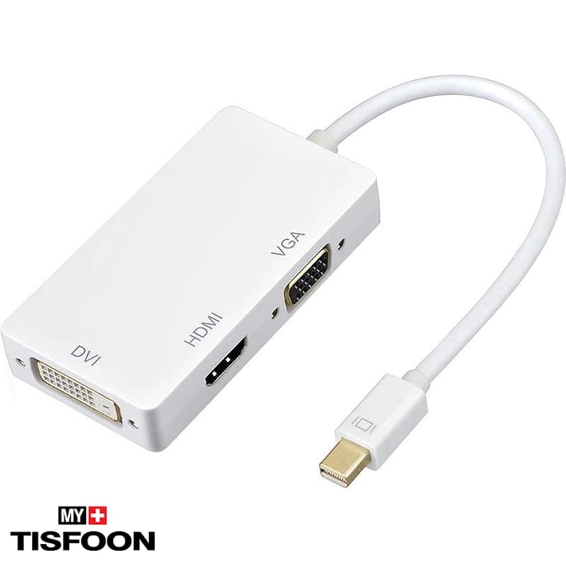 مبدل ۳ پورت MINI DP وی نت مدل V-COMDP2HDV — تصویر ۴