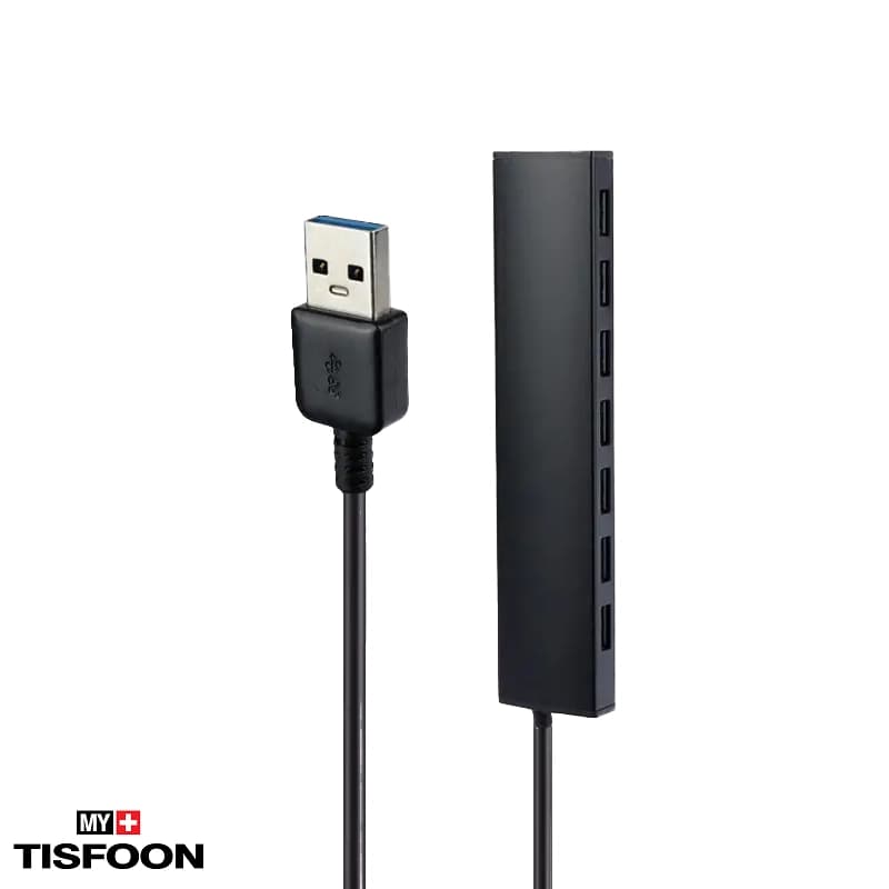 هاب ۷ پورت USB 3.0 کی نت HUAMH127 مدل H12 — تصویر ۴