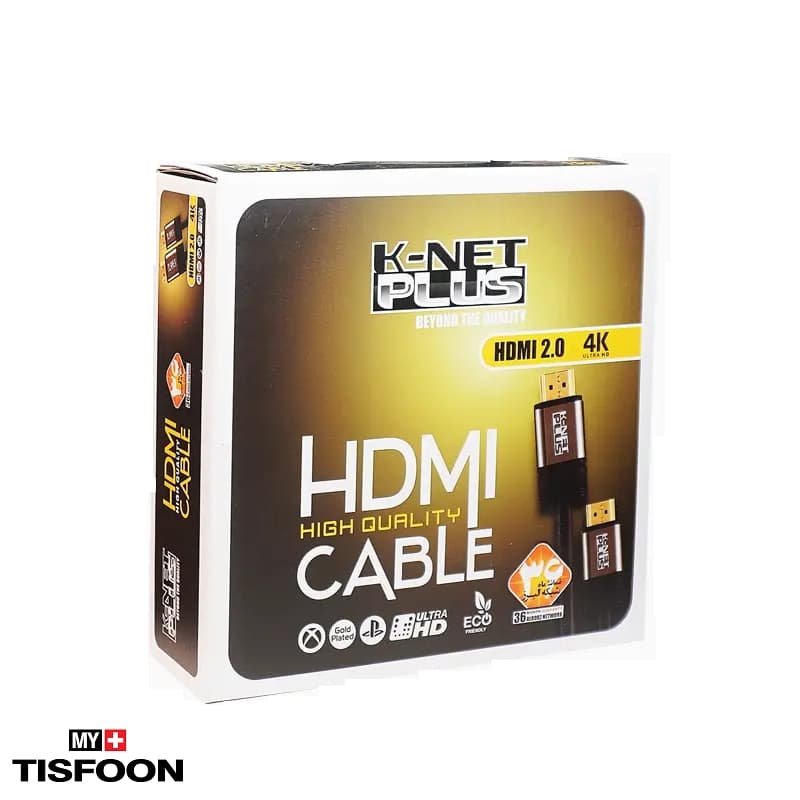 کابل HDMI کی نت پلاس مدل KP-CH20200 طول ۲۰ متر ورژن ۲٫۰ — تصویر ۳