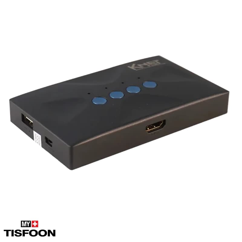 کی وی ام سوئیچ ۴ پورت HDMI کی نت K-H524 — تصویر ۵