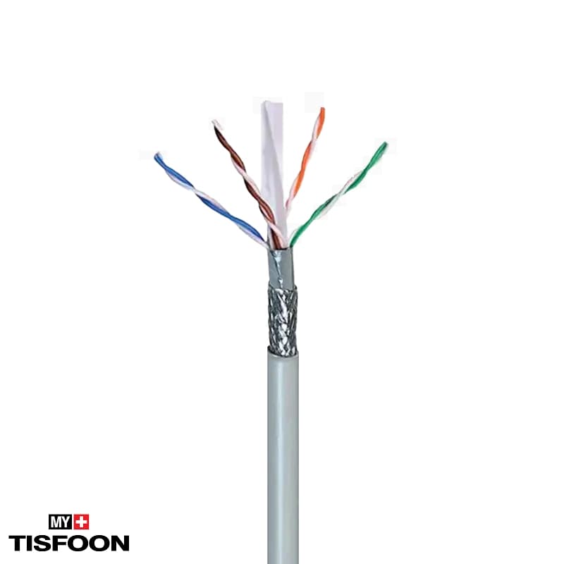 کابل شبکه SFTP Cat6 کی نت مدل K-NL6S00305 متراژ ۳۰۵ متر — تصویر ۳