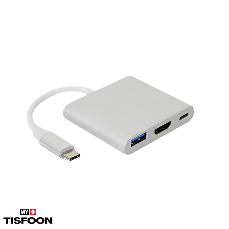 مبدل ۳ پورت Type C کی نت K-COUC30HU — تصویر ۲