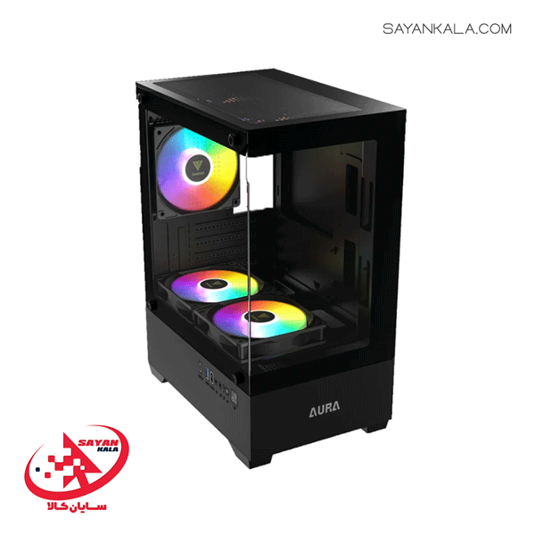 کیس گیم دیاس مدل CASE GAMDIAS AURA GC102M BLACK — تصویر ۴