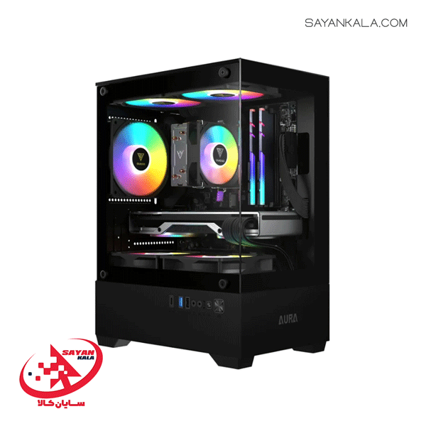 کیس گیم دیاس مدل CASE GAMDIAS AURA GC102M BLACK — تصویر ۲