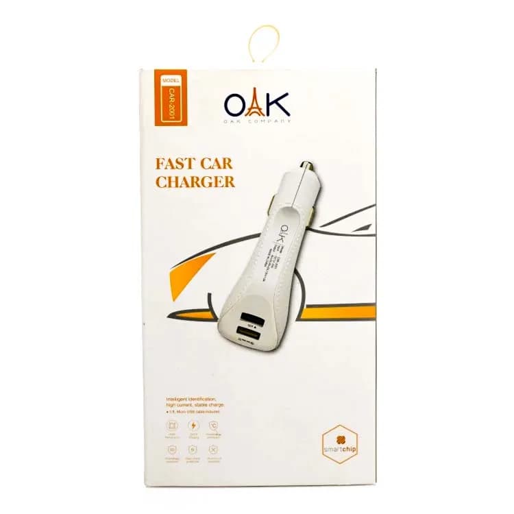 شارژر فندکی اوآک OAK مدل Car-2001