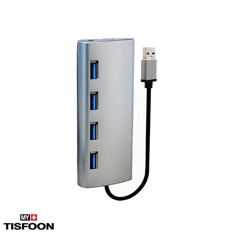 هاب ۴ پورت USB 3.0 کی نت K-HUAMH604 مدل H6 — تصویر ۳