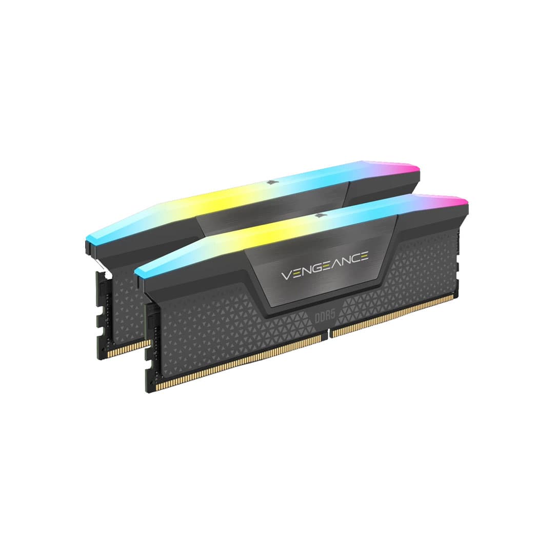 رم کامپیوتر کورسیر DDR5 مدل VENGEANCE RGB 32GB DUAL 5200MHZ CL40 — تصویر ۶