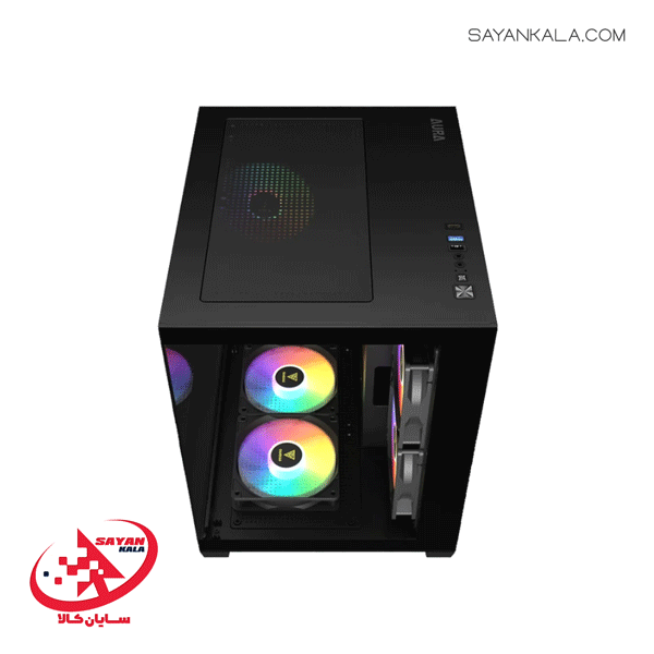 کیس گیم دیاس مدل CASE GAMDIAS AURA GC101M BLACK — تصویر ۹