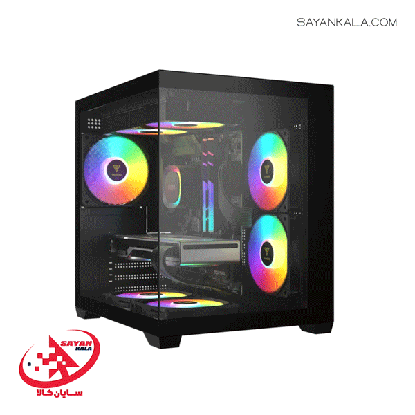 کیس گیم دیاس مدل CASE GAMDIAS AURA GC101M BLACK — تصویر ۸