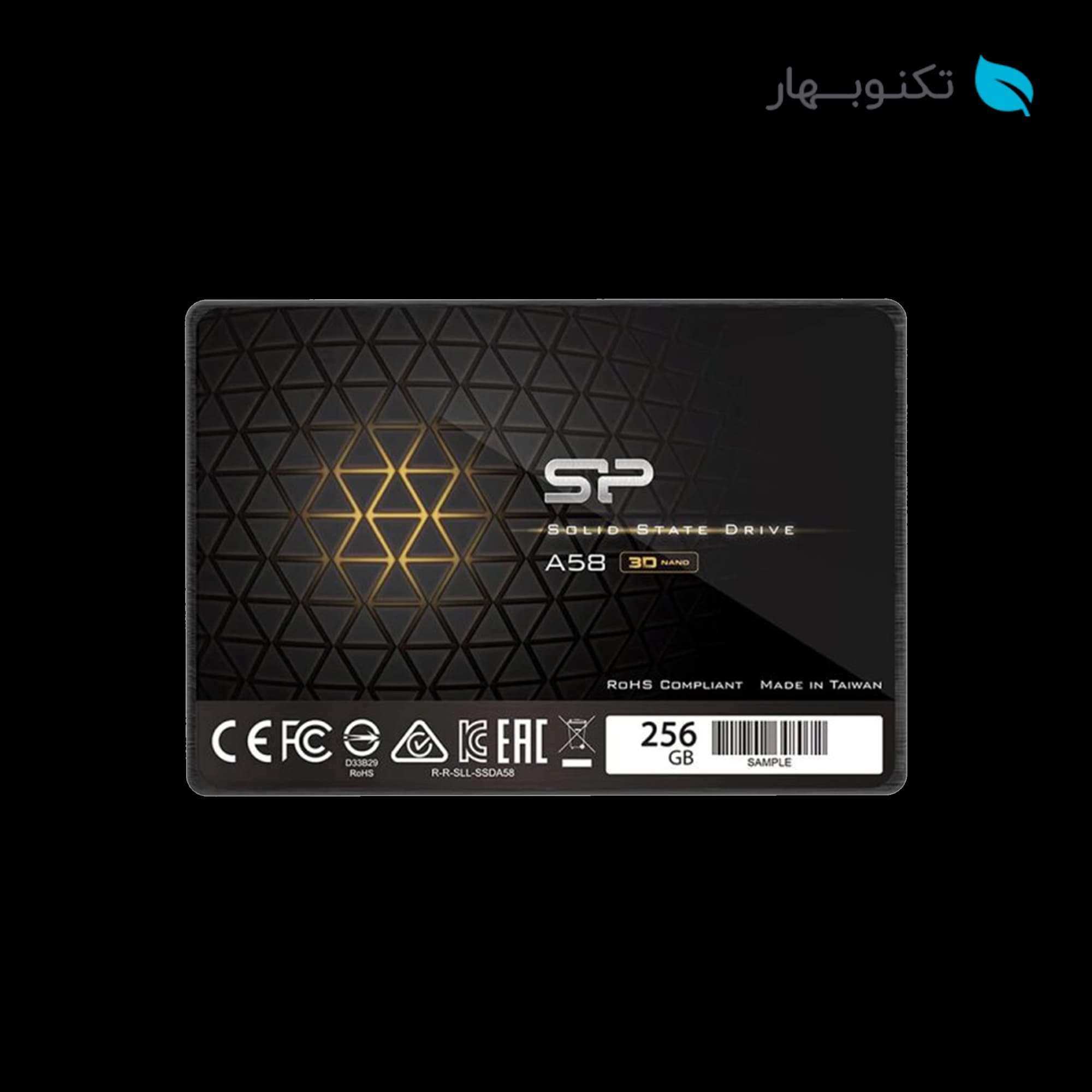 اس اس دی اینترنال سیلیکون پاور مدل SSD SILICON POWER SATA A58 256GB — تصویر ۵