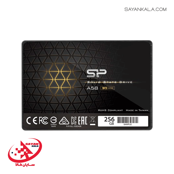 اس اس دی اینترنال سیلیکون پاور مدل SSD SILICON POWER SATA A58 256GB