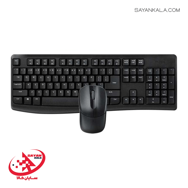 کیبورد و ماوس رپو مدل KEYBOARD AND MOUSE RAPOO X1800 PRO WIRELESS — تصویر ۴