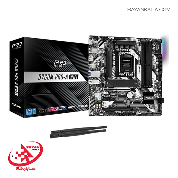 مادربرد ازراک مدل MOTHERBOARD ASROCK B760M PRO-A WIFI DDR5
