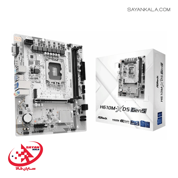مادربرد ازراک مدل MOTHERBOARD ASROCK H610M-X DDR5