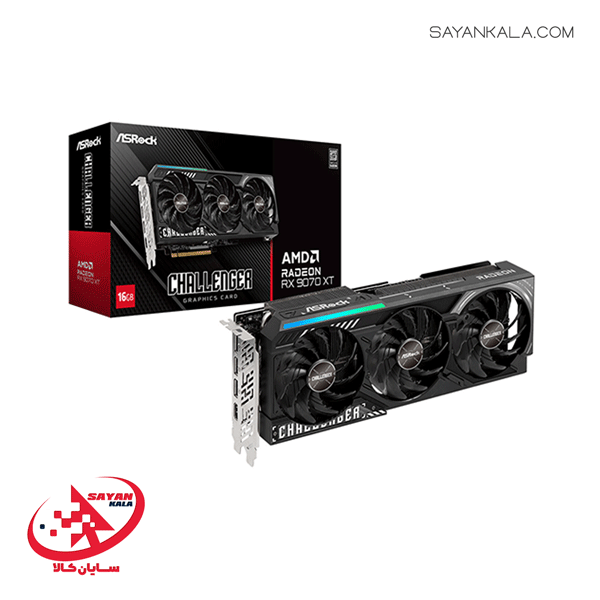 کارت گرافیک ازراک مدل GRAPHICS CARD ASROCK AMD RADEON RX 9070 XT OC Challenger 16GB — تصویر ۱۰