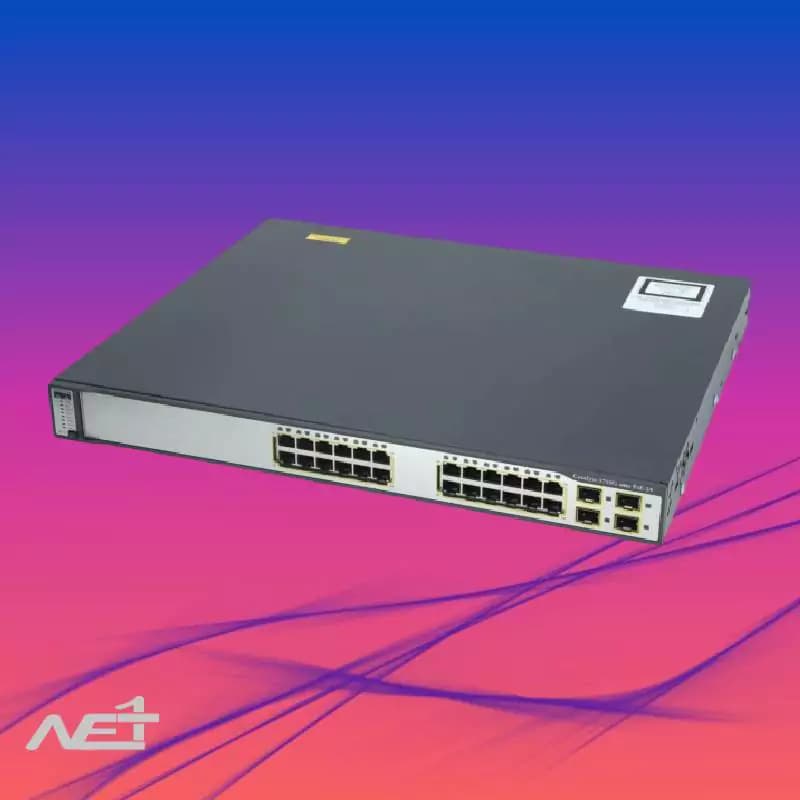سوئیچ Cisco WS-C3750G-24PS-S — تصویر ۱۰