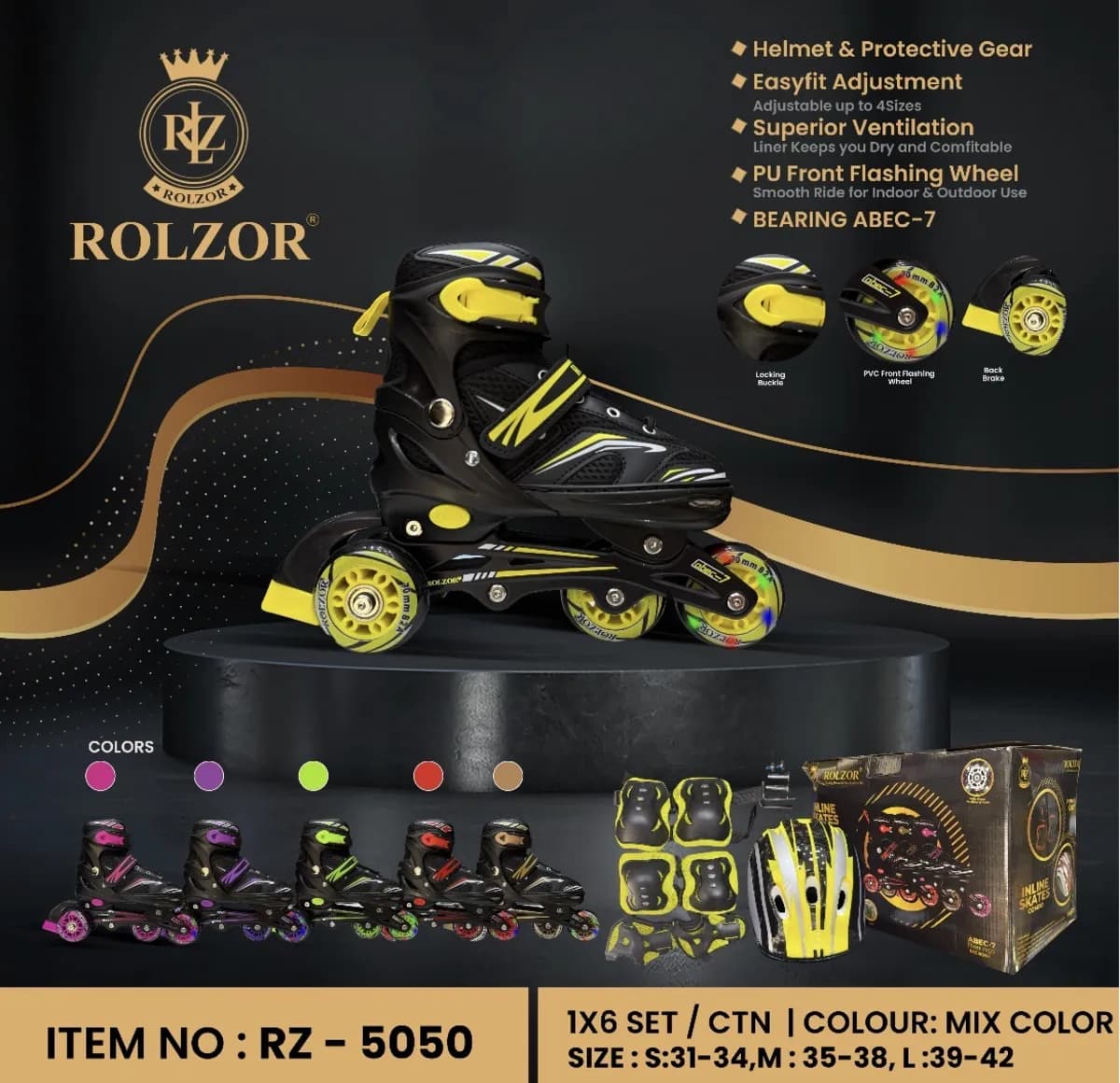 کفش اسکیت حرفه ای مدل RZ_5050