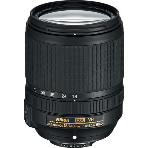 لنز زوم نیکون AF-S DX NIKKOR 18-140mm f/3.5-5.6G ED VR با جعبه اصلی — تصویر ۵