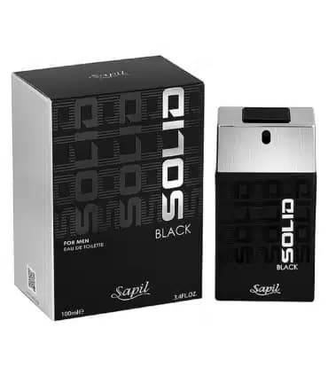 عطر و ادکلن مردانه سپیل سولید مشکی SAPIL BLACK SOLID EDT FOR MEN — تصویر ۲
