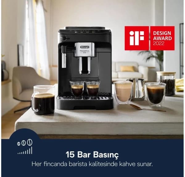 اسپرسوساز تمام اتوماتیک دلونگی مدل Delonghi ECAM290.21B (Magnifica Evo) — تصویر ۳
