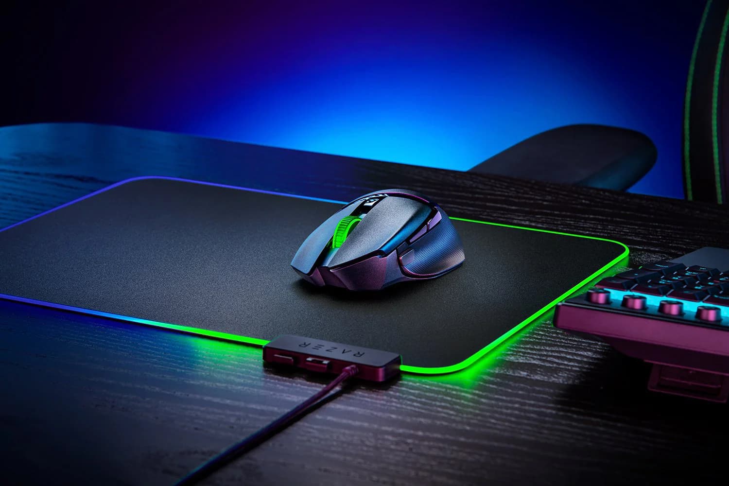 موس بی سیم ریزر مدل Basilisk V3 X Hyperspeed مشکی — تصویر ۱۱
