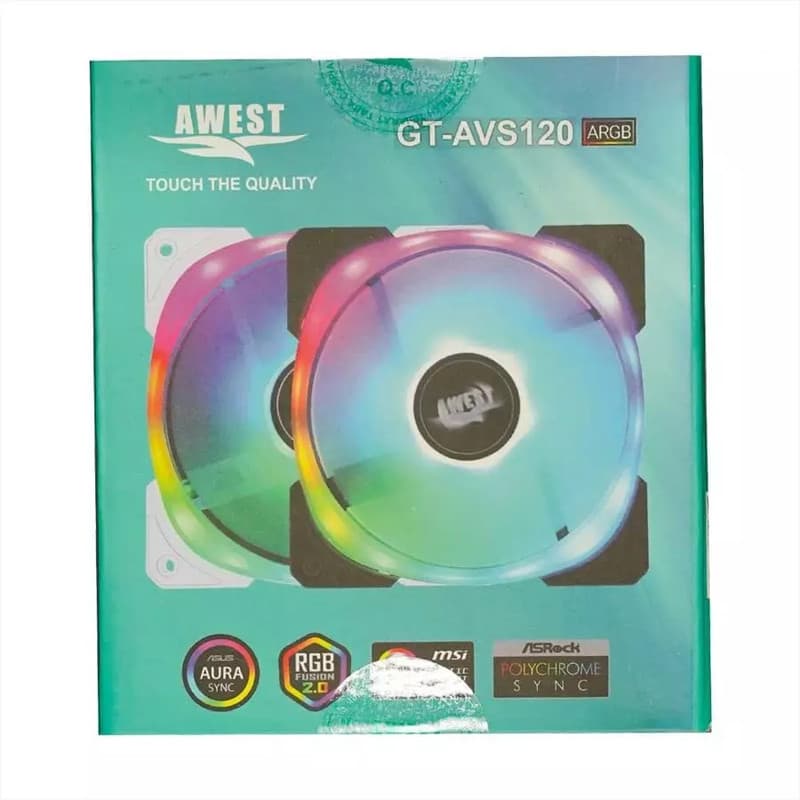 فن کیس اوست GT-AVS120 ARGB مشکی — تصویر ۱۱