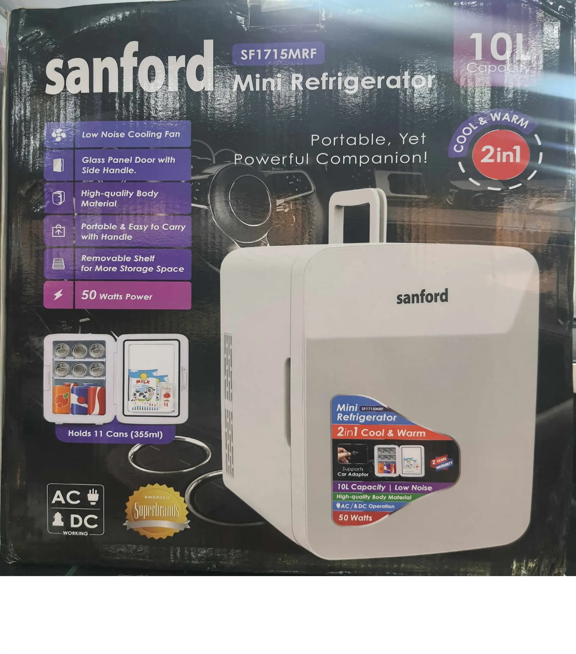 یخچال مسافرتی و داخل ماشینی سانفورد (Sanford) مدل ۱۷۱۵ — تصویر ۸