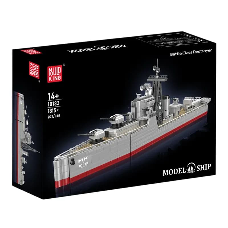 ساختنی مولد کینگ 10133 ناوشکن نبرد Battle Class Destroyer — تصویر ۵