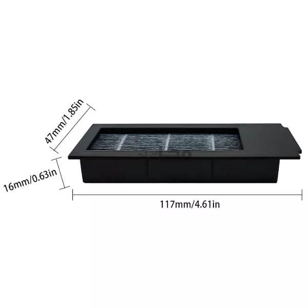 برس میانی سیلیکونی جارو رباتیک Ecovacs X2 Pro — تصویر ۹